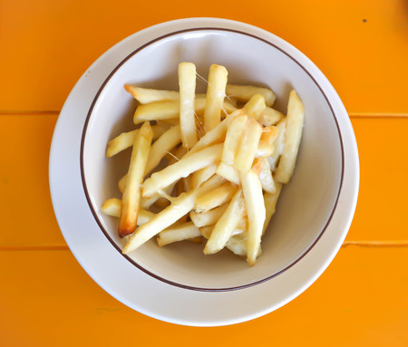 cheese french fries or  cheese fries or french fries dish