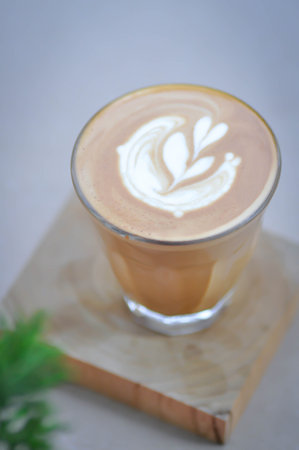 cappuccino, hot cappuccino or hot coffee or piccolo latte