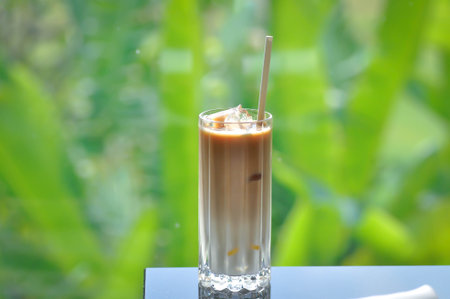 coffee , iced coffee or iced latte coffee for serve