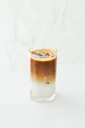 coffee , iced coffee or iced latte coffee or iced mocha or coffee in white background