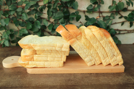 bread , pumpkin bread or loaf of bread or cut bread