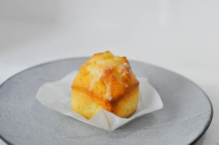 lemon pound cake or lemon cheese cake ,cheese cake or lemon cake in white background