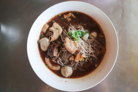 beef noodles or noodle, Chinese noodles or Thai noodles