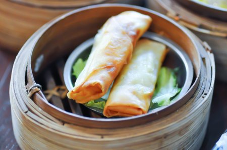 spring rolls, deep fried rolls or vermicelli rolls or deep fried Spring rolls or fried Spring rolls...