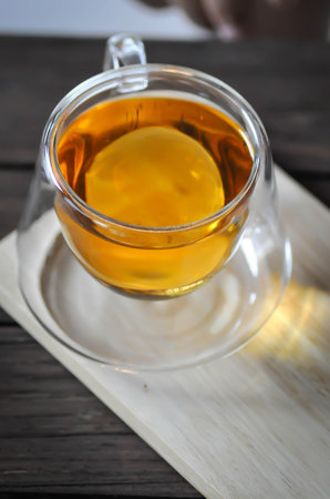 hot tea , tea cup or English tea for serveの写真素材