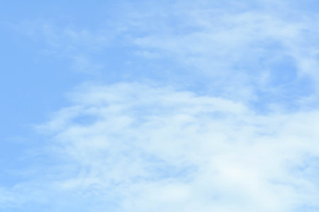 sky background or white cloud and blue sky background or cloud backgroundの写真素材