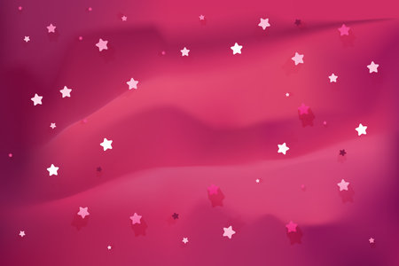 Abstract background for design. Vector. Dark Pink vector layout with bright stars. Glitter abstract illustration with colored stars. The pattern can be used for new year ad, booklets.のイラスト素材