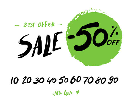 Sale banner. Super discounts. Sale arrow tag icons. Discount special offer. 50, 60, 70 10 20 30 40 90 80% percent sale signs. Black friday discounts. Cyber monday. Vectorのイラスト素材