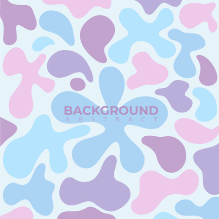 Abstract water splash pattern  soft pastel colors.のイラスト素材