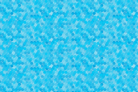 abstract background consisting of circles. The color is blue.