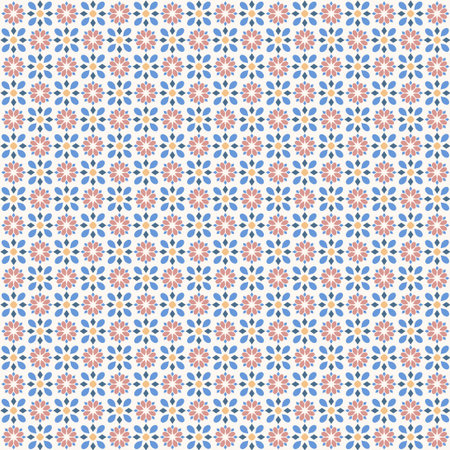 colorful islamic abstract pattern backgroundのイラスト素材