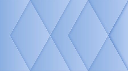 abstract background with layered geometric diamond shapes and soft blue gradients. This clean and modern design is ideal for business presentations, professional websites, tech banners, digital marketing, or minimal corporate branding.のイラスト素材