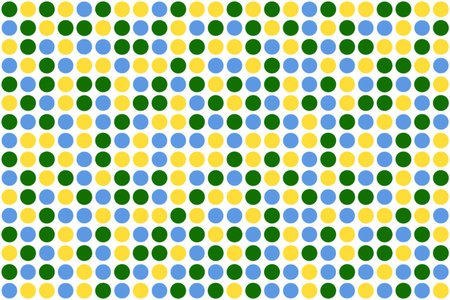 Nice background with dots in the colors of the  summerの写真素材