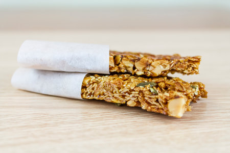 cereal snack barsの写真素材