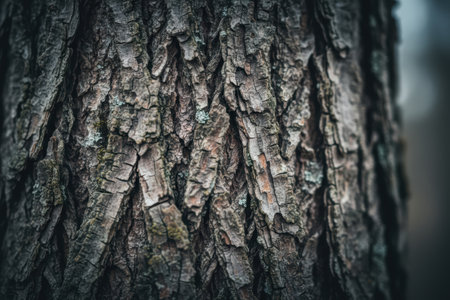 Close up of rough tree bark texture.の素材