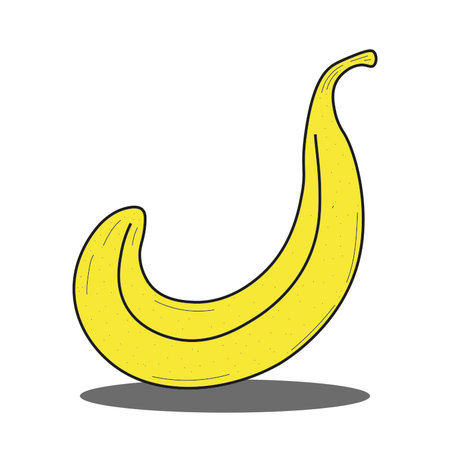 banana that ripe and yellowのイラスト素材