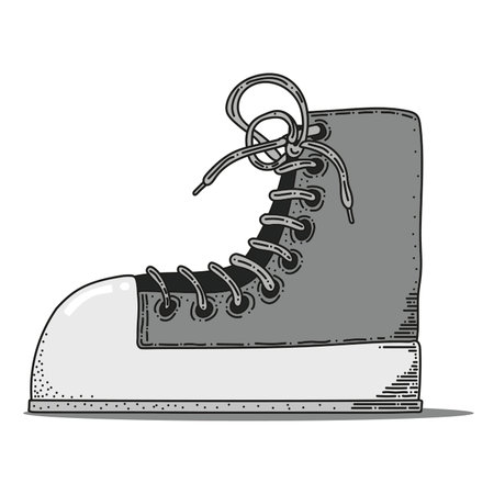shoes that are on displayのイラスト素材