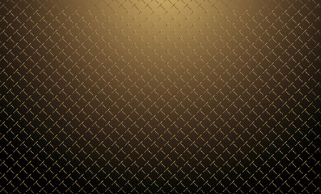 golden grid on a black background のイラスト素材
