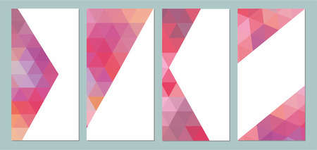 vector vertical mosaic backgroundのイラスト素材