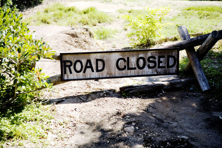 Warning signの写真素材