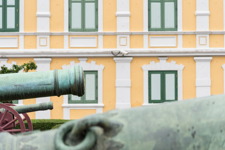 The old rust gun.の写真素材