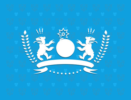 Funny heraldryのイラスト素材