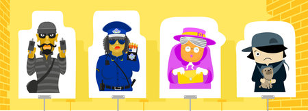 Firearms trainingのイラスト素材