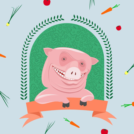Tasty porkのイラスト素材