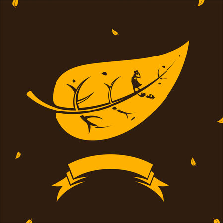 Symbol of autumnのイラスト素材