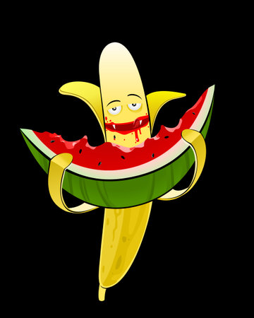 Fruit dessertのイラスト素材