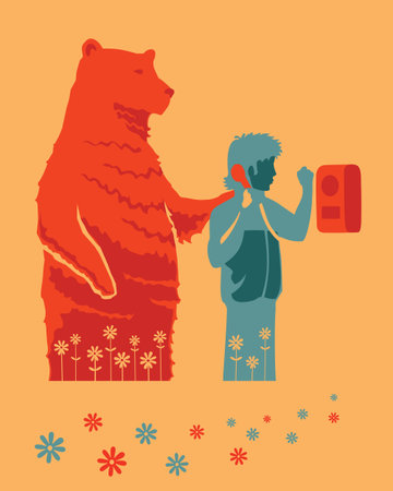 Do not tell too muchのイラスト素材