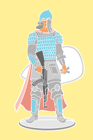 Strong warriorのイラスト素材