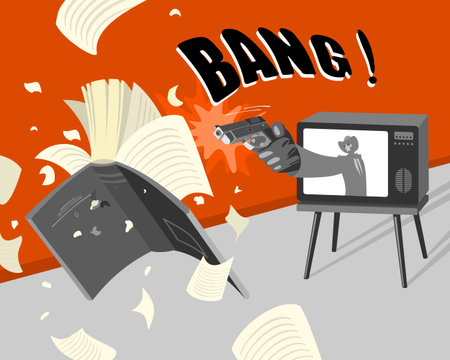 Information duelのイラスト素材