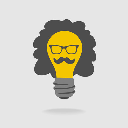 Lamp hipster glassesのイラスト素材