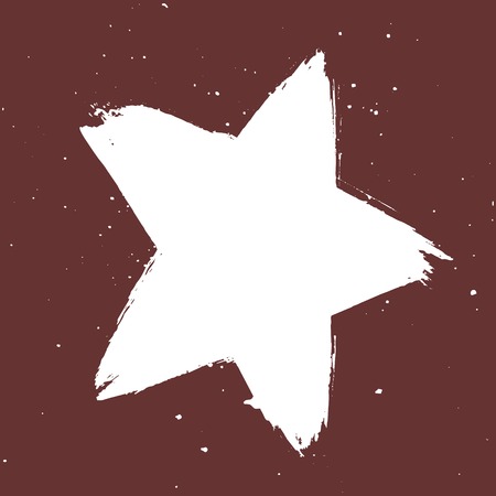 Painted Brush starのイラスト素材