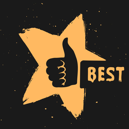 The symbol is the best choice のイラスト素材