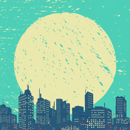 Vintage backdrop city EPS 8 file formatのイラスト素材