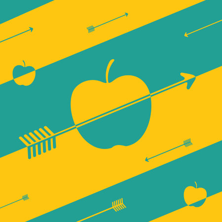 Arrow in Apple eps 8 file formatのイラスト素材