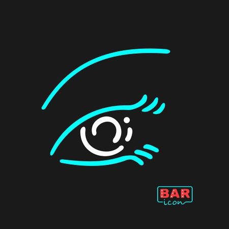 Neon Bar Symbol eps 8 file formatのイラスト素材