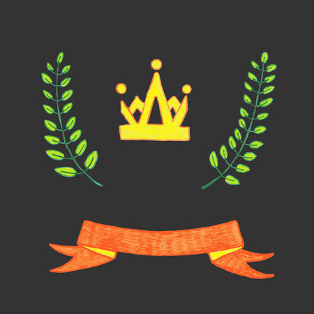 Set of symbols Royalのイラスト素材