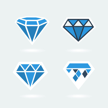 Set of symbols diamond eps 8 file formatのイラスト素材