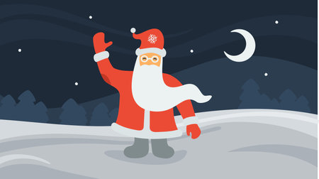 Character Santa Clausのイラスト素材