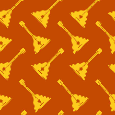 Pattern Balalaikaのイラスト素材