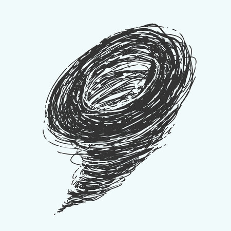 Vector Symbol Hurricane eps 8 file formatのイラスト素材