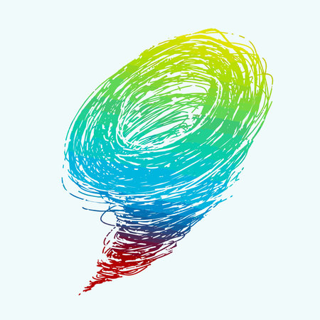 Vector Symbol Hurricane eps 8 file formatのイラスト素材