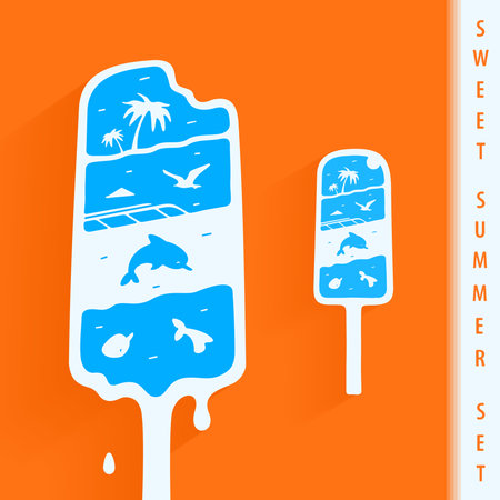 Symbol Sweet Summer file formatのイラスト素材