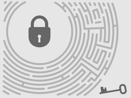 Vector Concept Maze File Formatのイラスト素材