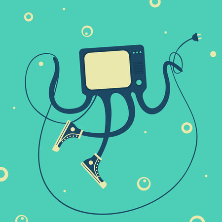 Children TV Character Vector eps 8 file Formatのイラスト素材