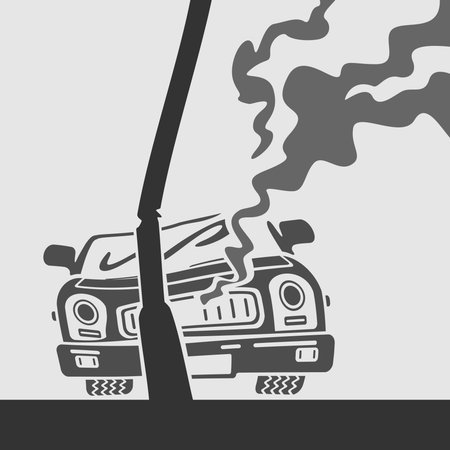 Symbol Car Crashのイラスト素材