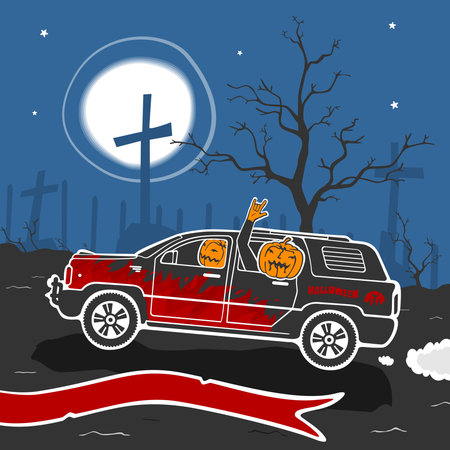 Halloween Cartoonのイラスト素材